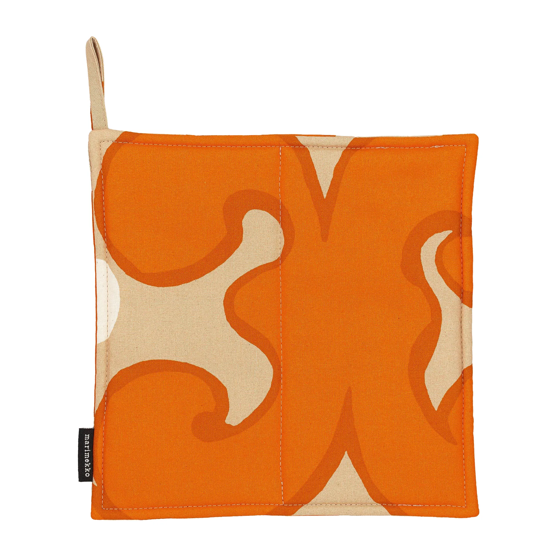 Keidas patalappu 21,5 x 21,5 cm, Beige-oranssi-valkoinen Marimekko