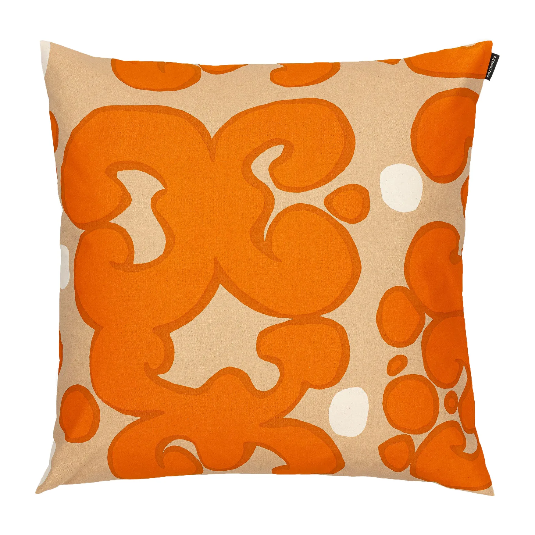 Keidas tyynynpäällinen 50 x 50 cm, Beige-oranssi-valkoinen Marimekko