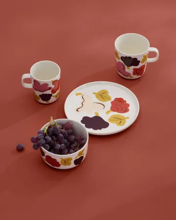 Kukasta Kukkaan kulho - White-pink-terrac-plum, 50 cl - Marimekko