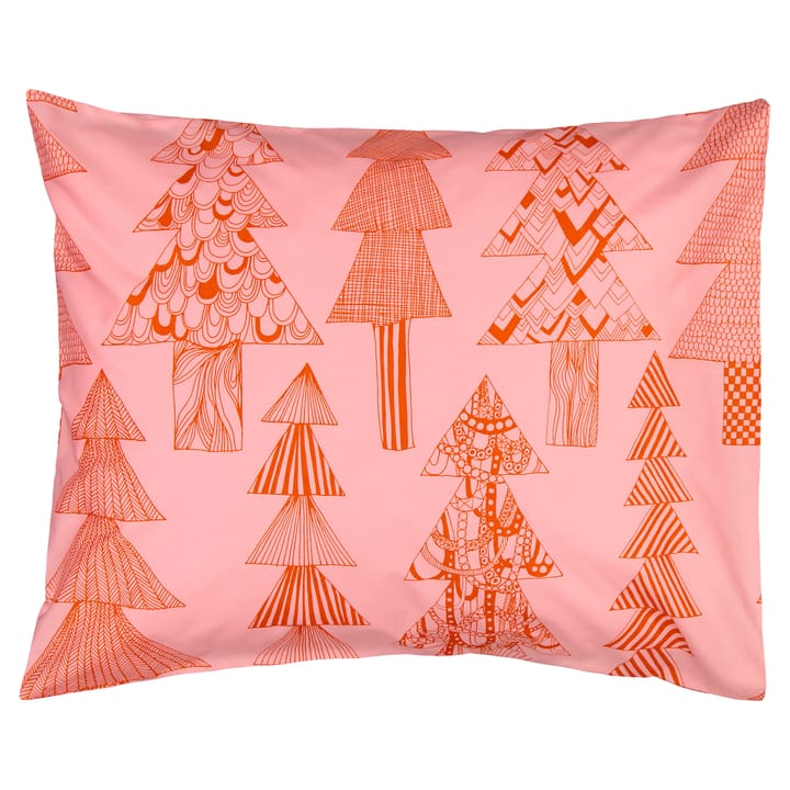 Kuusikossa tyynyliina 50x60 cm - Vaaleanpunainen-punainen - Marimekko