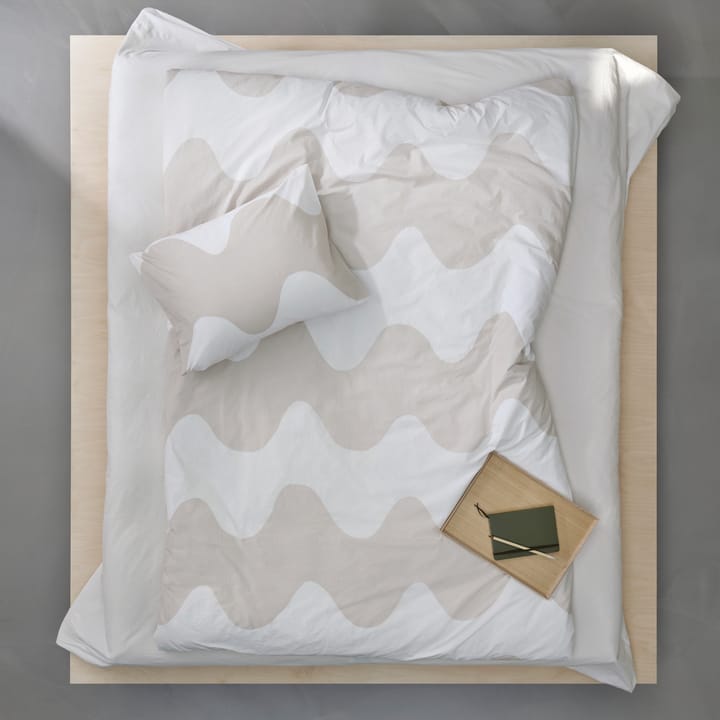 Lokki pussilakana 150x210 cm, Beige-valkoinen Marimekko