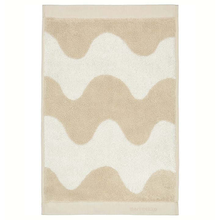 Lokki pyyhe beige-valkoinen - 30x50 cm - Marimekko