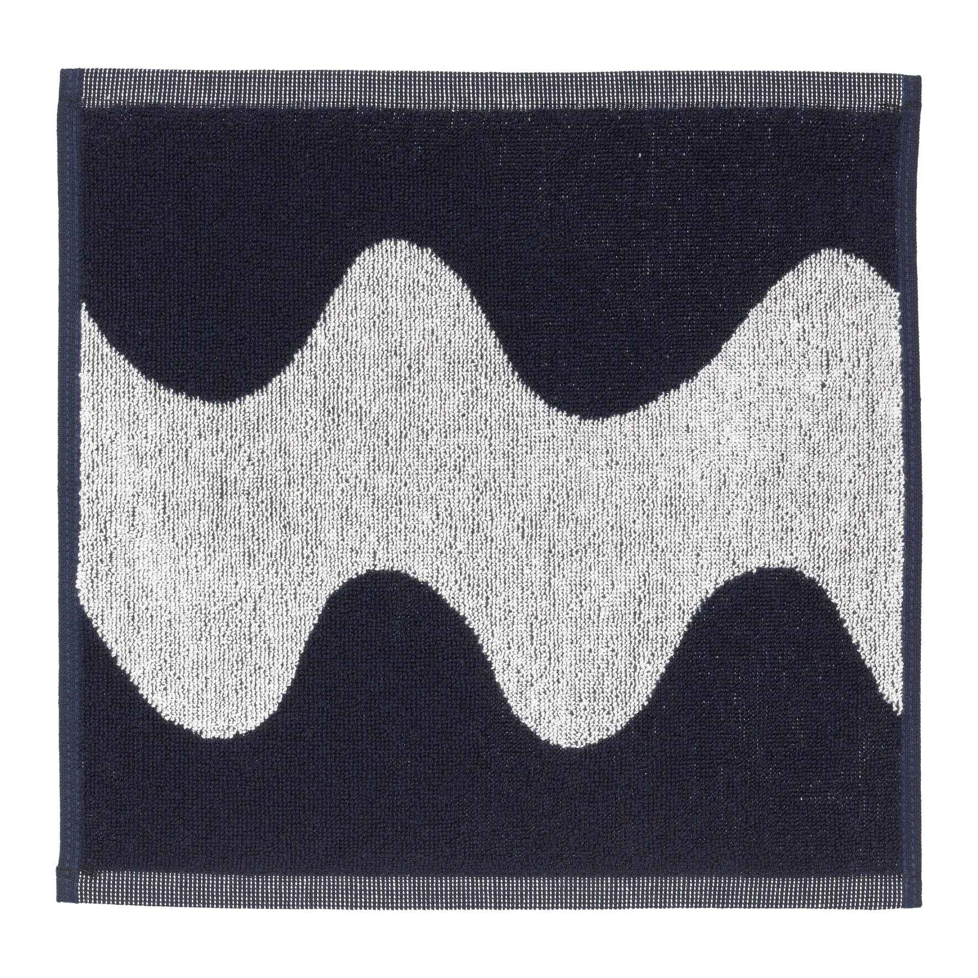 Lokki pyyhe tummansininen-valkoinen, 30x30 cm Marimekko