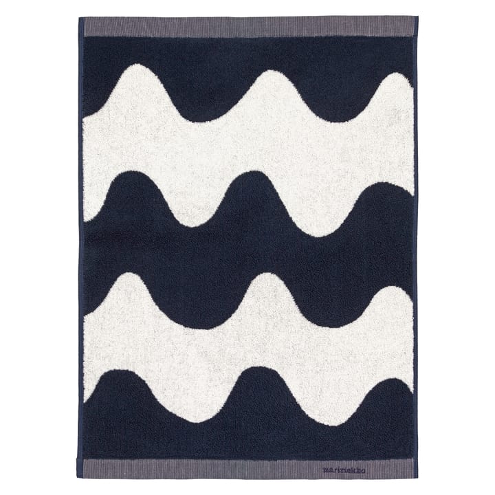 Lokki pyyhe tummansininen-valkoinen - 50x70 cm - Marimekko