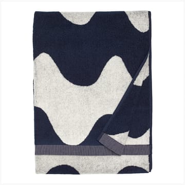 Lokki pyyhe tummansininen-valkoinen - 70x140 cm - Marimekko