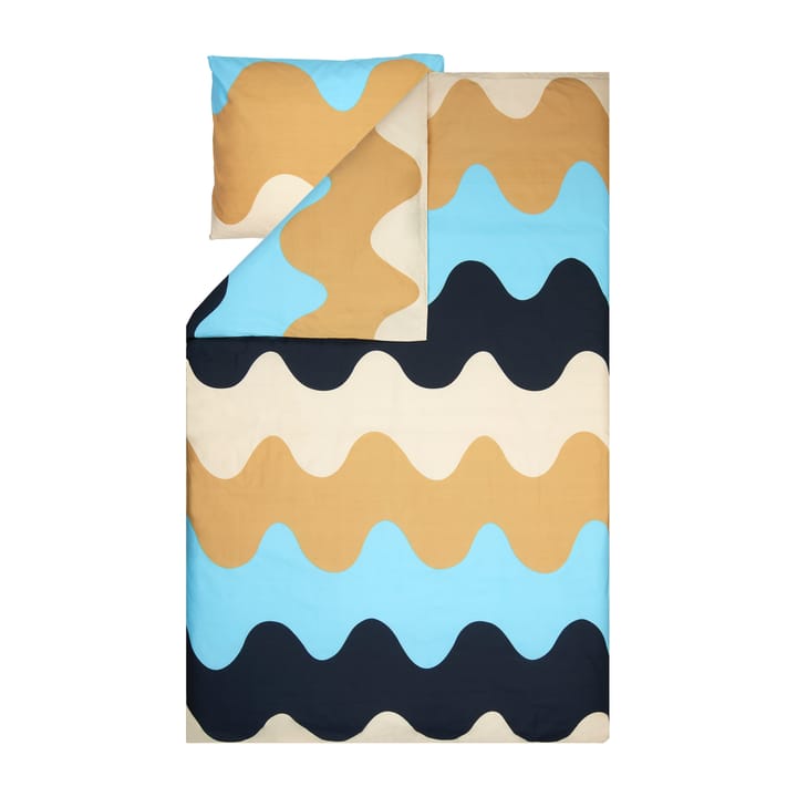 Lokki tyynyliina 50x60 cm, Beige-Sininen Marimekko