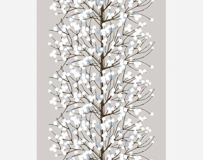 Lumimarja kangas - beige - Marimekko