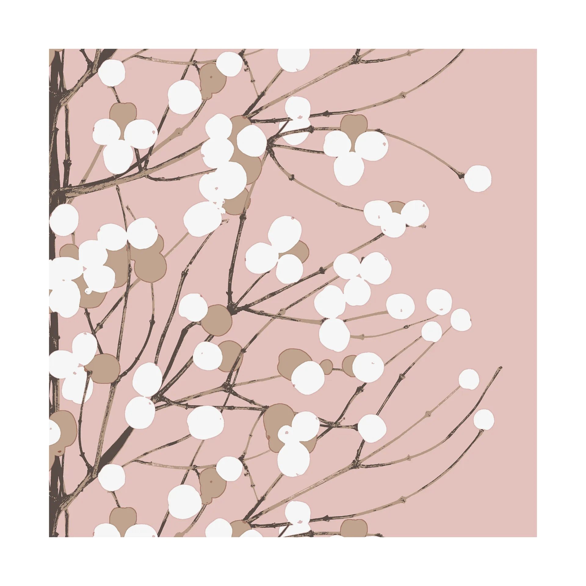 Lumimarja servietti 33x33 cm 20-pakkaus, Rose Marimekko