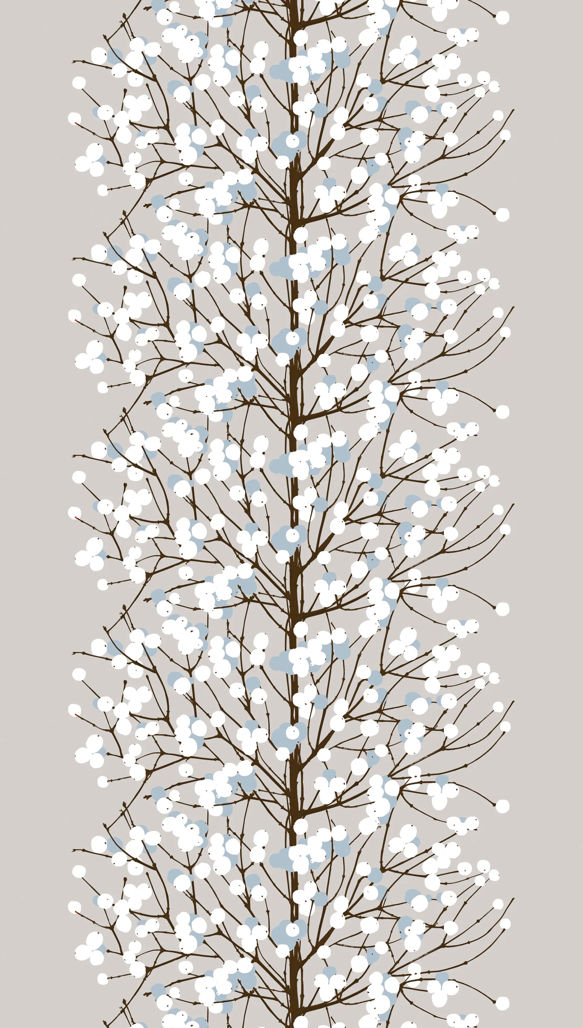 Lumimarja vahakangas beige, beige Marimekko