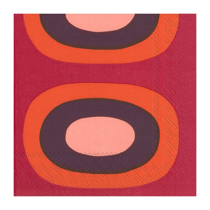Melooni lautasliina 33 x 33 cm 20-pakkaus - Red - Marimekko