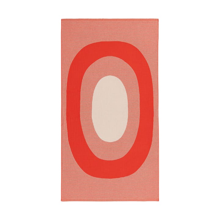 Melooni rantapyyhe 96,5x180 cm - Orange-off white - Marimekko