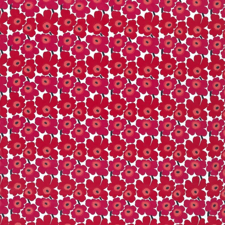 Mini Unikko kangas - punainen - Marimekko