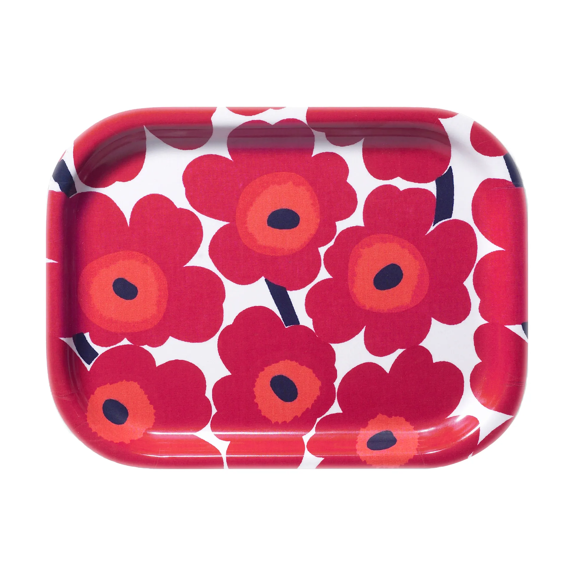 Mini Unikko tarjotin, Punainen-valkoinen Marimekko