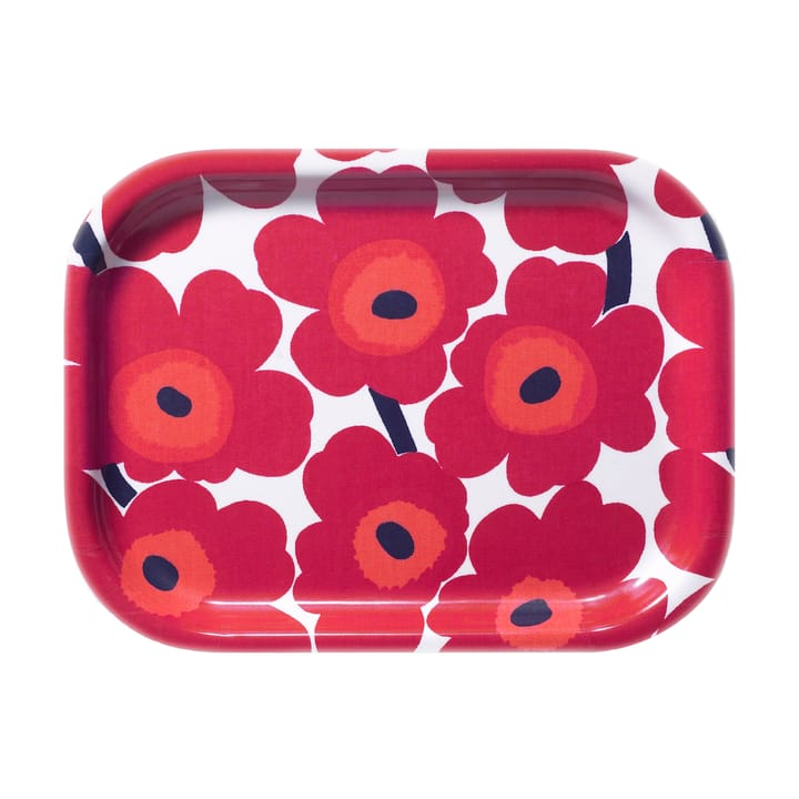 Mini Unikko tarjotin, Punainen-valkoinen Marimekko