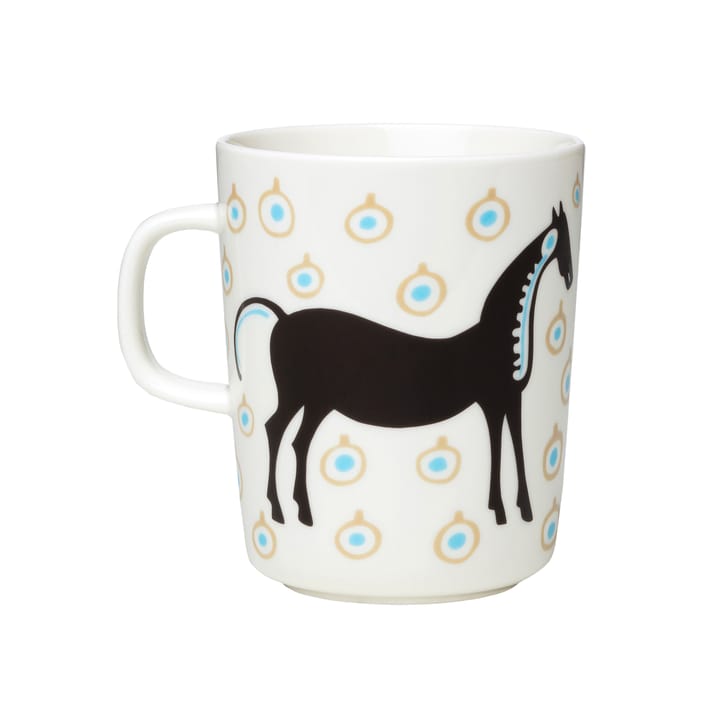 Musta Tamma muki 25 cl, Valkoinen-Ruskea-Beige Marimekko