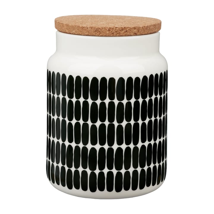 Oiva Alku purkki 1,2 L - Valkoinen-tummanvihreä - Marimekko