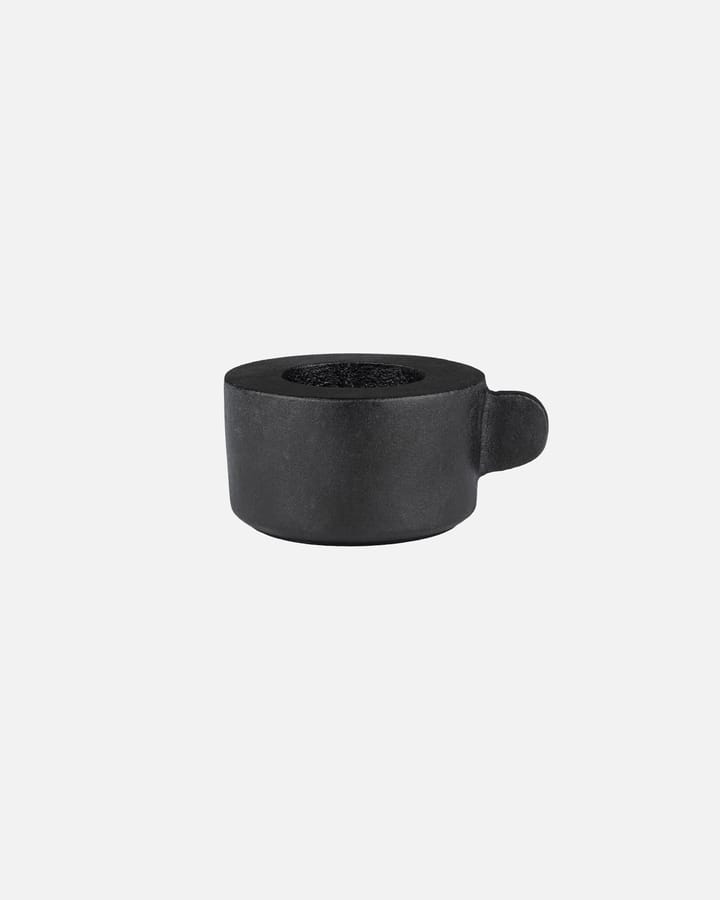 Oiva kynttilänjalka, Valurauta-musta Marimekko