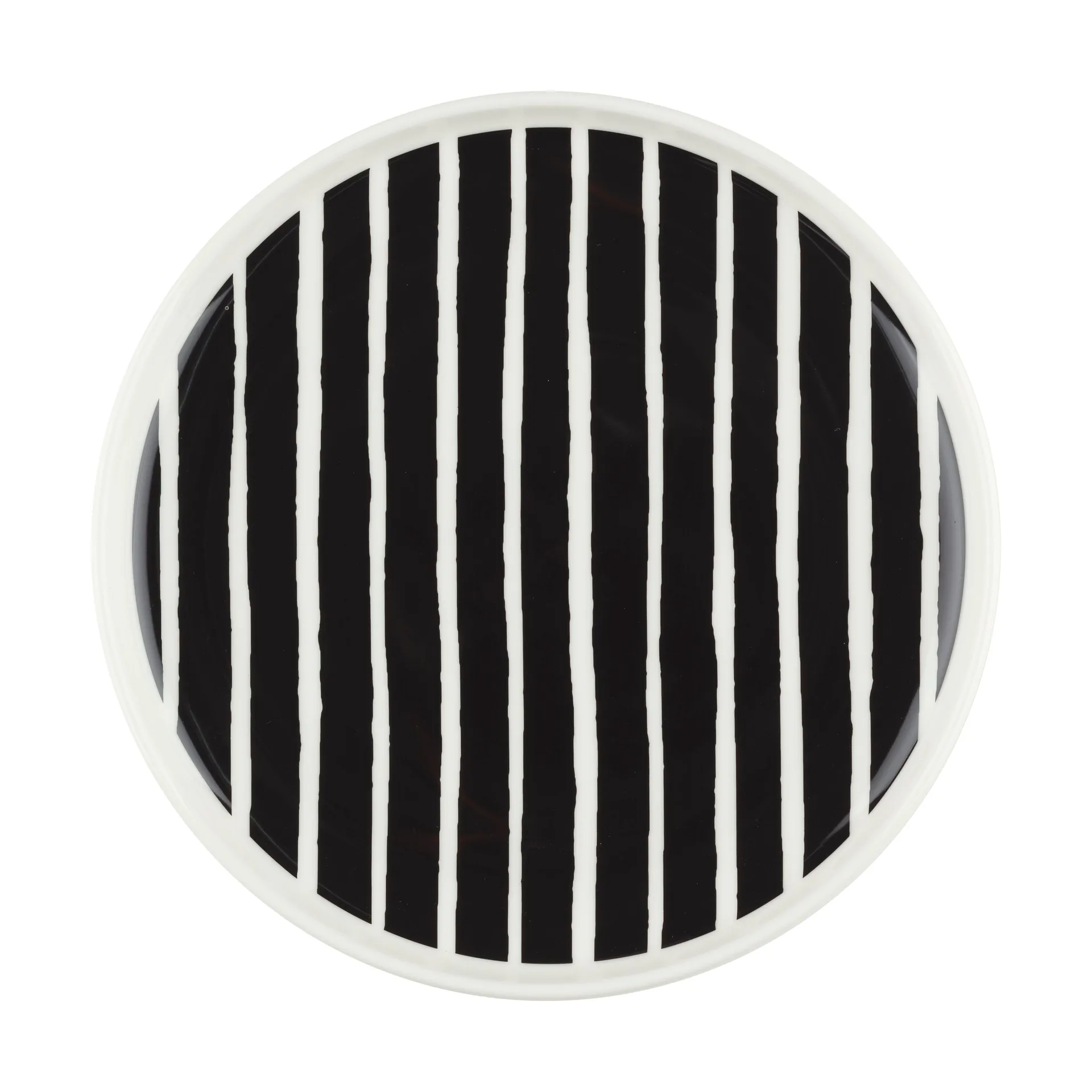 Oiva Piccolo lautanen Ø20 cm, White-black Marimekko