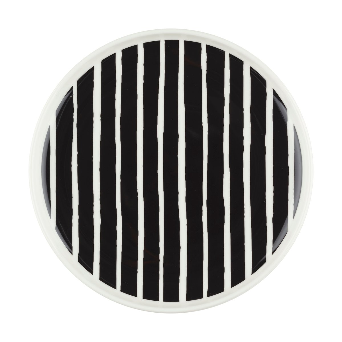 Marimekko Oiva Piccolo lautanen 20 cm White-black | Skandinaavinen Sisustus | Ruokalautaset | Valkoinen