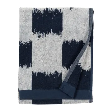 Ostjakki käsipyyhe dark blue-off white - 50x70 cm - Marimekko