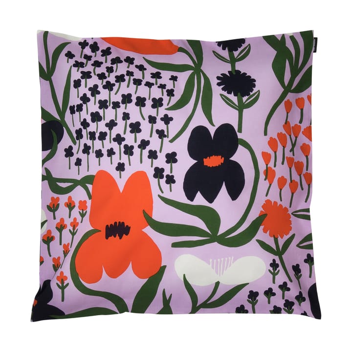 Palsta tyynynpäällinen 50x50 cm - Violetti-oranssi-sininen - Marimekko