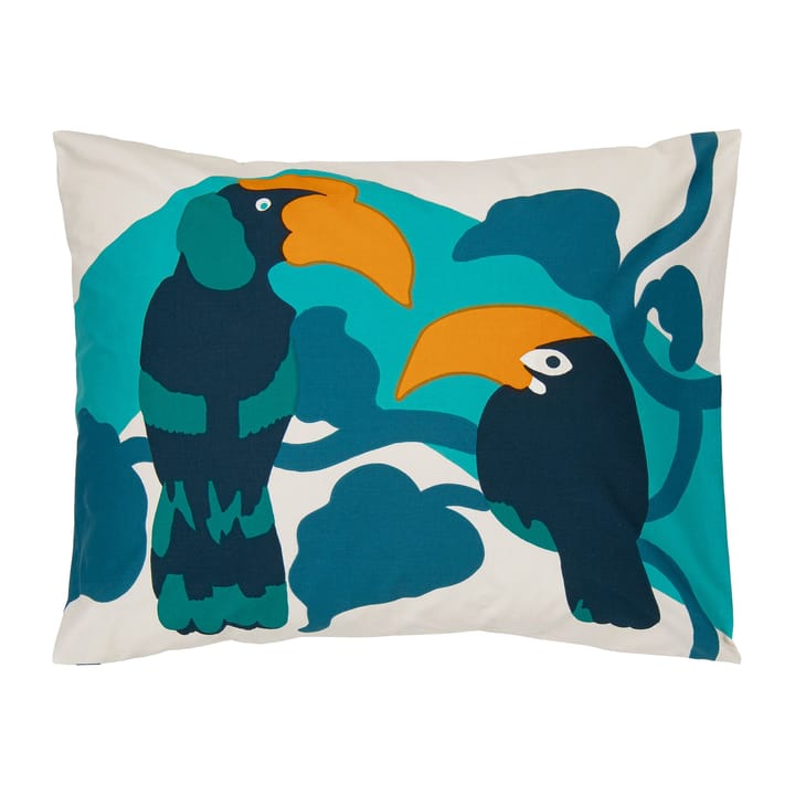 Pepe tyynyliina 50 x 60 cm, Beige-turkoosi-sininen Marimekko