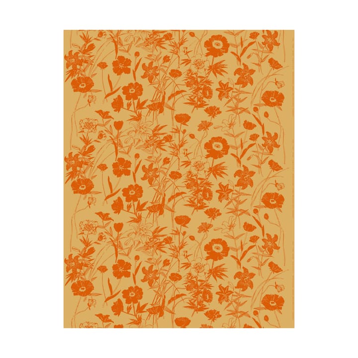 Perenna puuvillakangas - Caramel-burnt orange - Marimekko