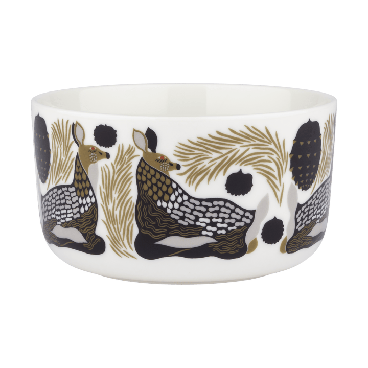 Peura kulho 5 dl - White-coal-mud-light grey - Marimekko