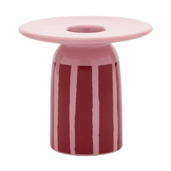 Piccolo-kynttilänjalka - Coral-tummanpunainen, 8 cm - Marimekko