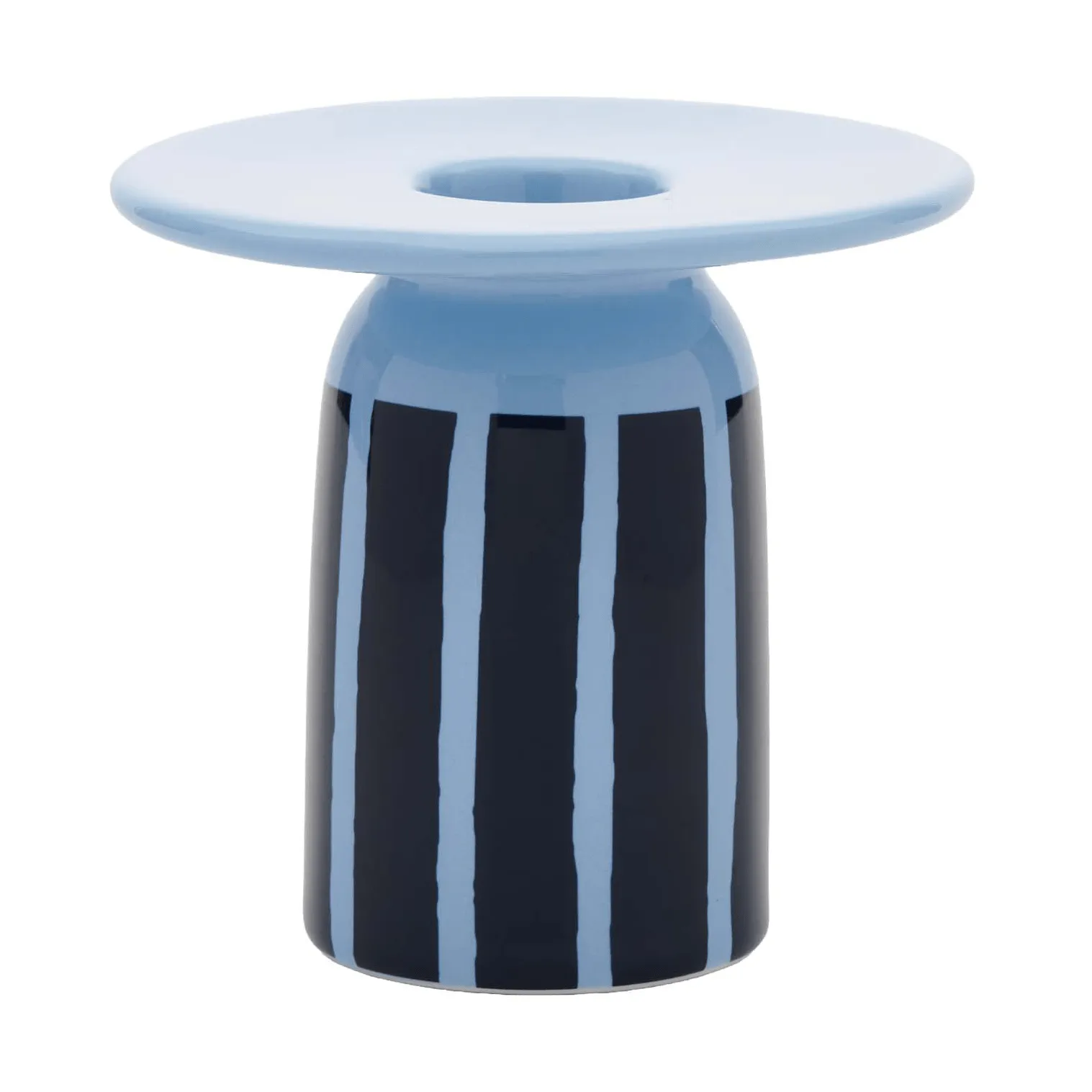 Piccolo-kynttilänjalka, Light blue-petroli, 8 cm Marimekko