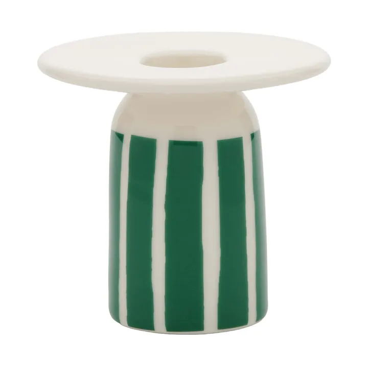 Piccolo-kynttilänjalka - Valkovihreä, 8 cm - Marimekko