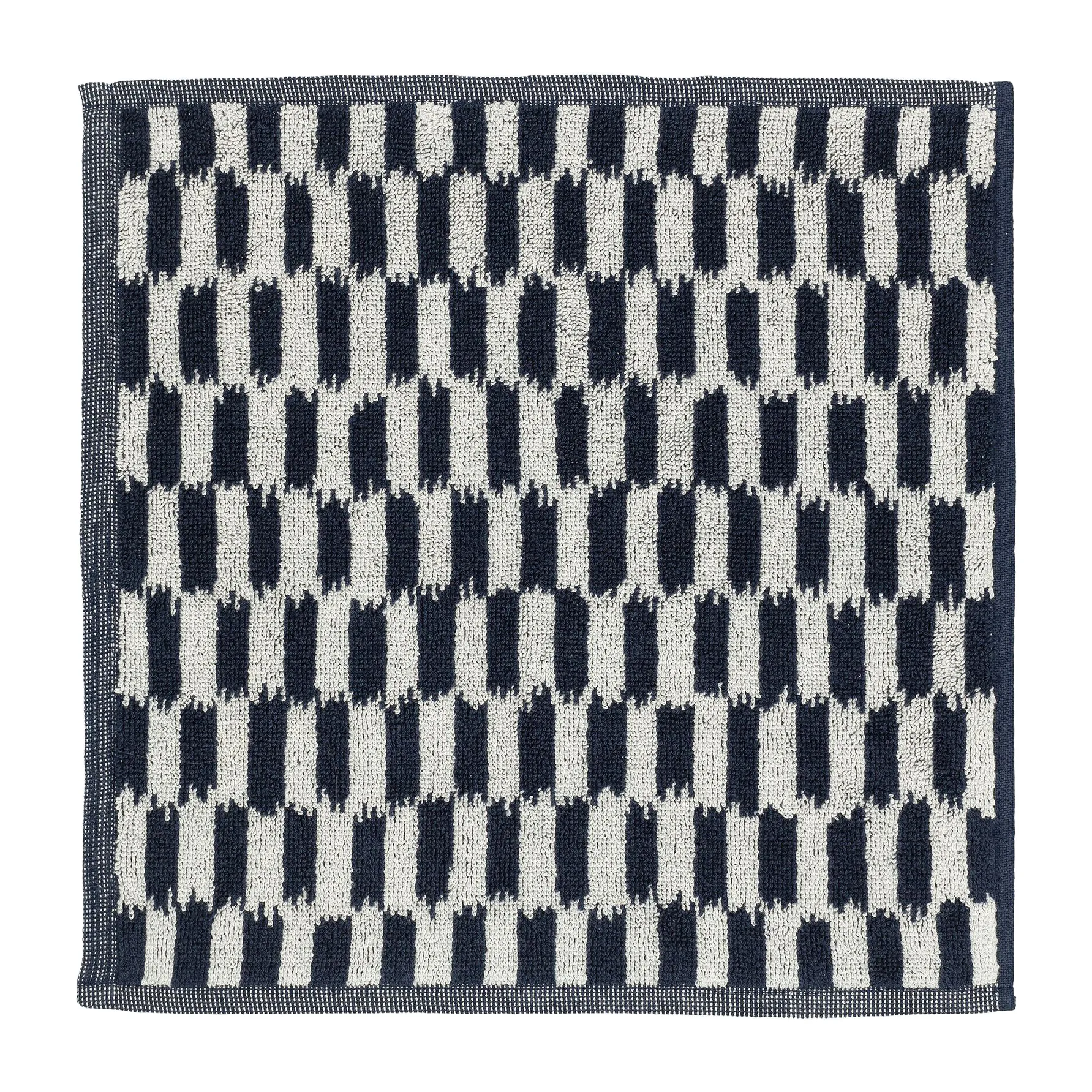 Piekana käsipyyhe dark blue-off white, 30x30 cm Marimekko