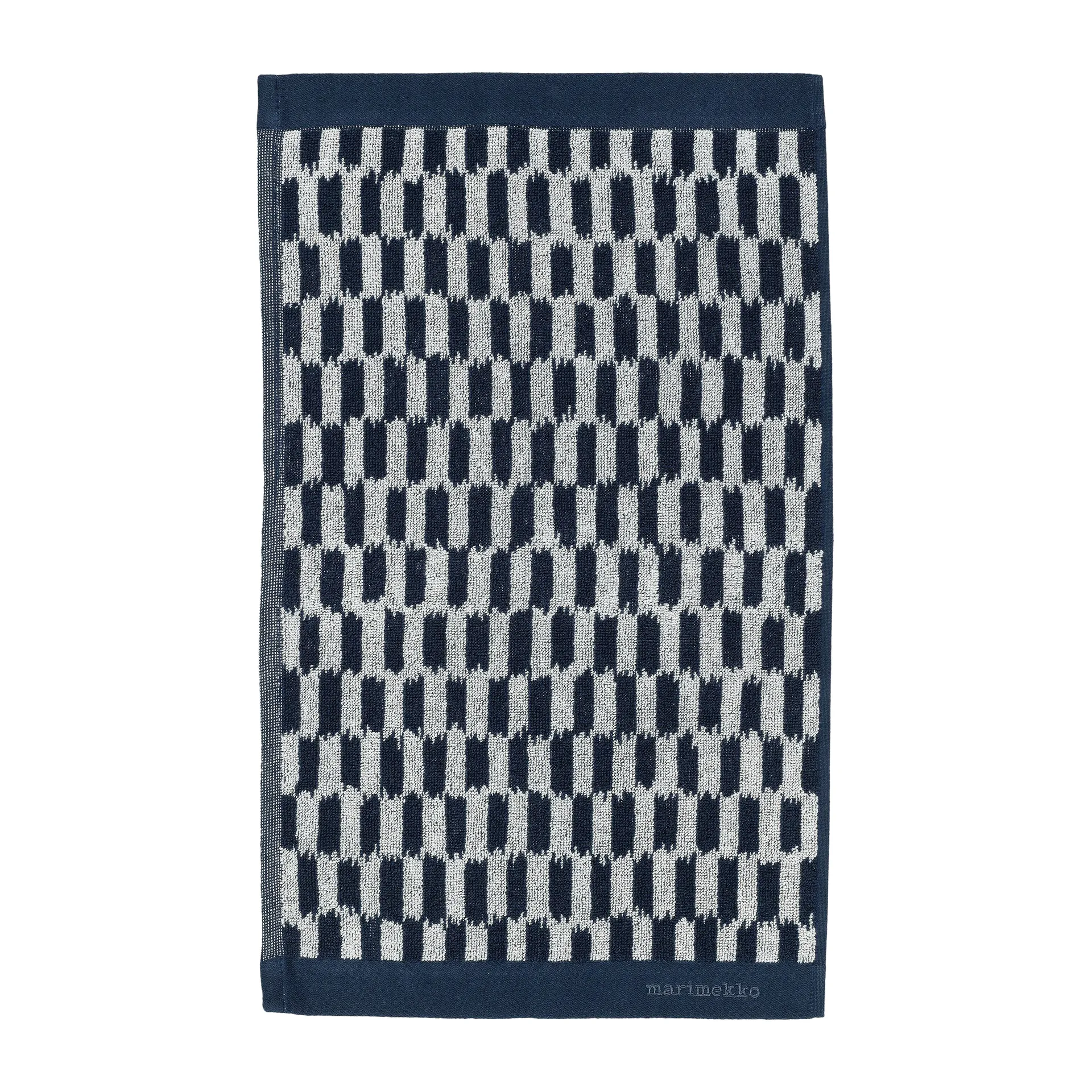 Piekana käsipyyhe dark blue-off white, 30x50 cm Marimekko