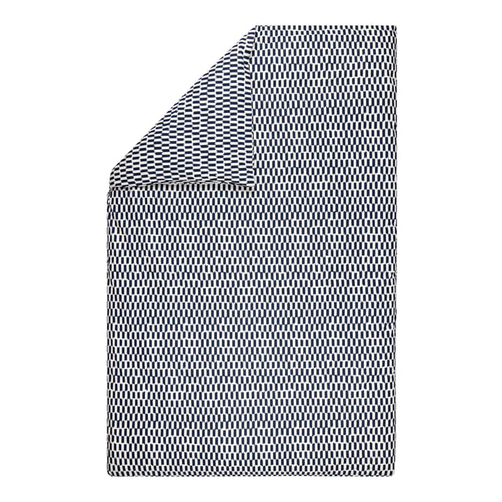 Piekana pussilakana 150x210 cm - Dark blue-off white - Marimekko