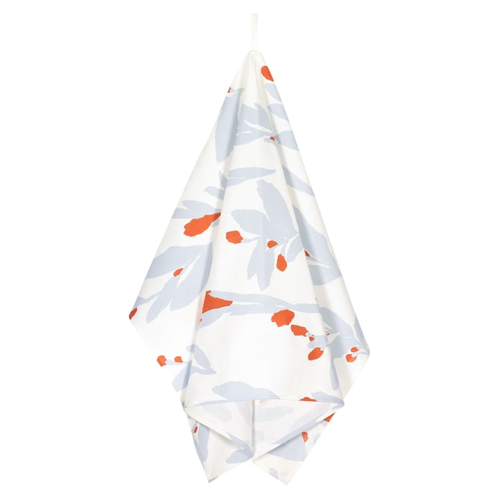 Pieni Hyhmä keittiöpyyhe 47x70 cm - Valkoinen-oranssi-harmaa - Marimekko