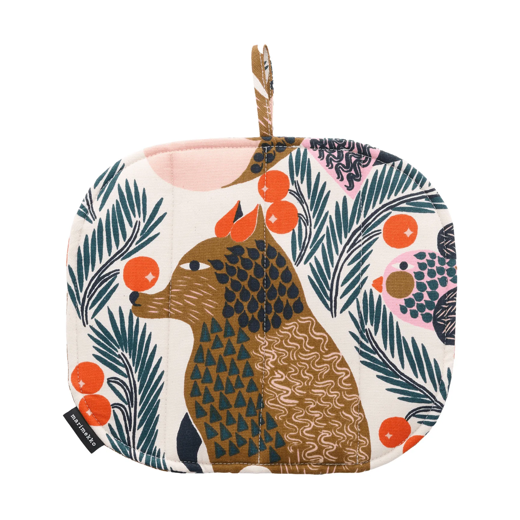Pieni Ketunmarja patalappu, White-monivärinen Marimekko