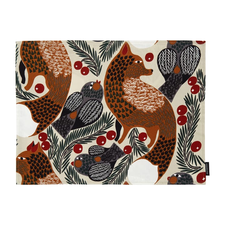 Pieni Ketunmarja tabletti 31x42 cm, Beige-ruskea-harmaa Marimekko