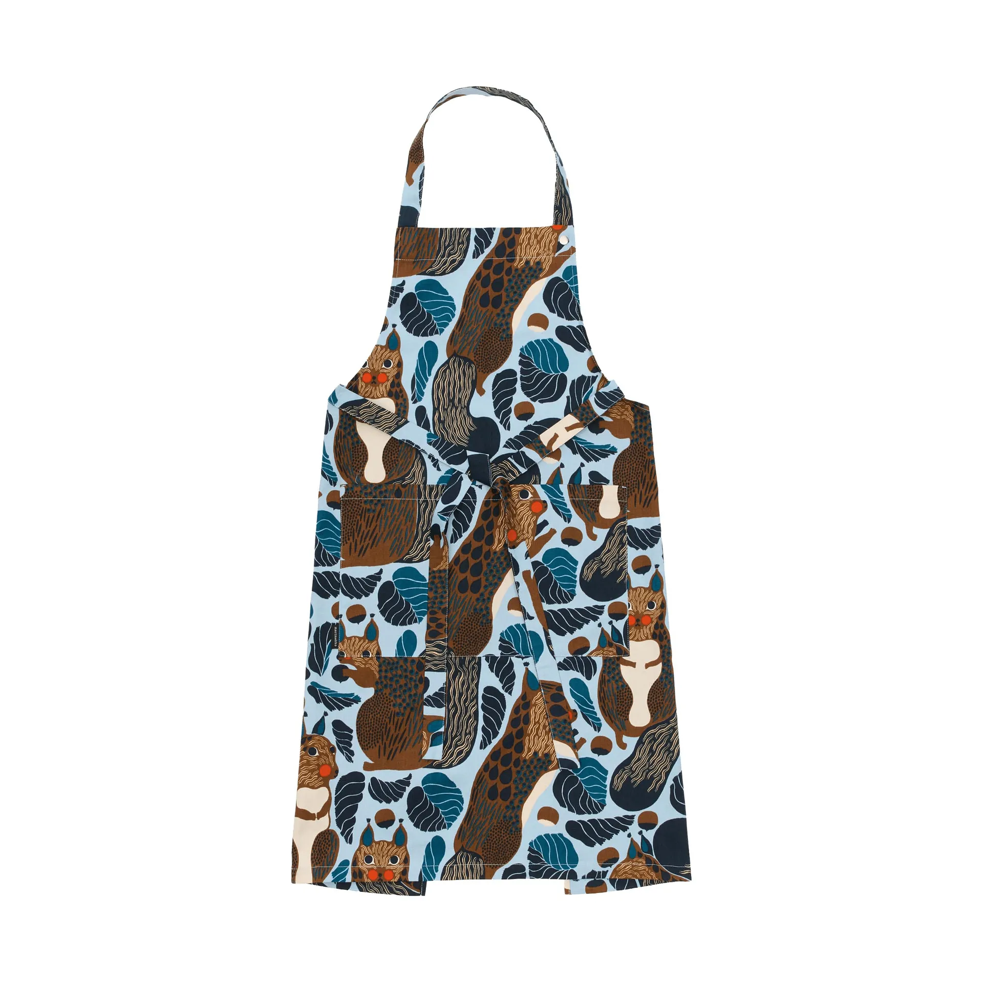 Pieni Kurre essu, Sky blue-monivärinen Marimekko