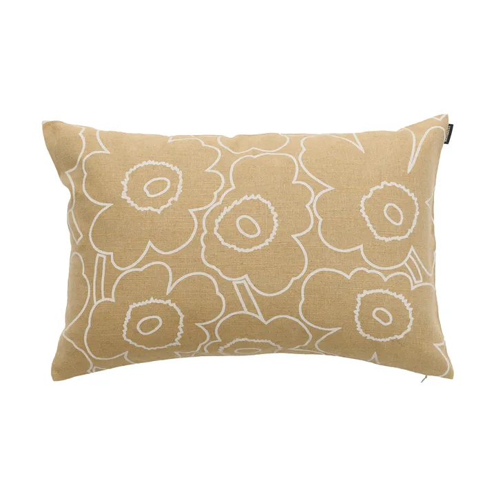 Pieni Piirto Unikko tyynynpäällinen - Straw-off white, 40x60 cm - Marimekko