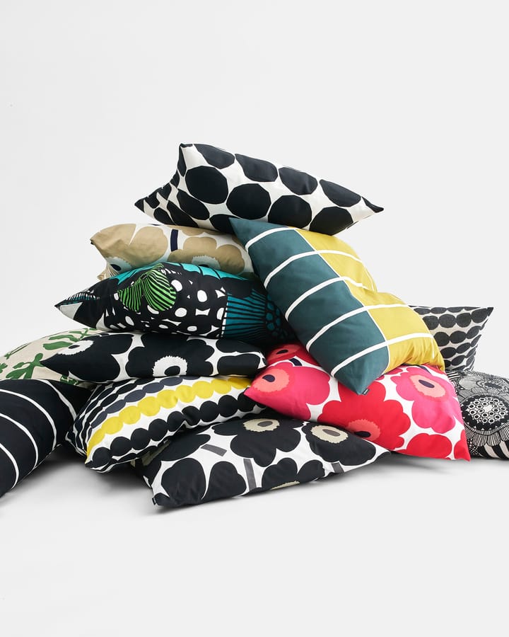Pieni Siirtolapuutarha tyynynpäällinen 50x50 cm - vihreä-musta (Suomi 100) - Marimekko
