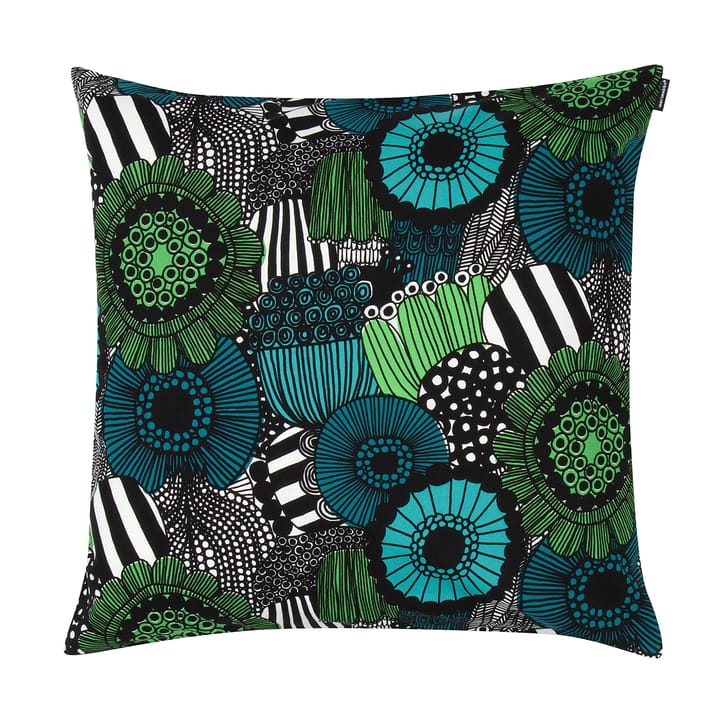 Pieni Siirtolapuutarha tyynynpäällinen 50x50 cm - vihreä-musta (Suomi 100) - Marimekko