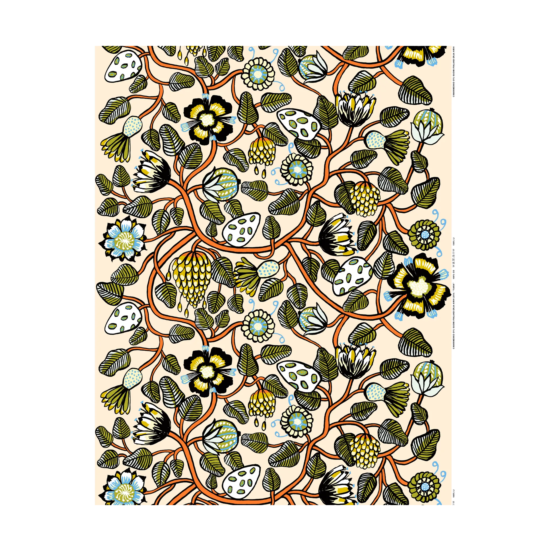 Pieni Tiara vahakangas, Beige Marimekko