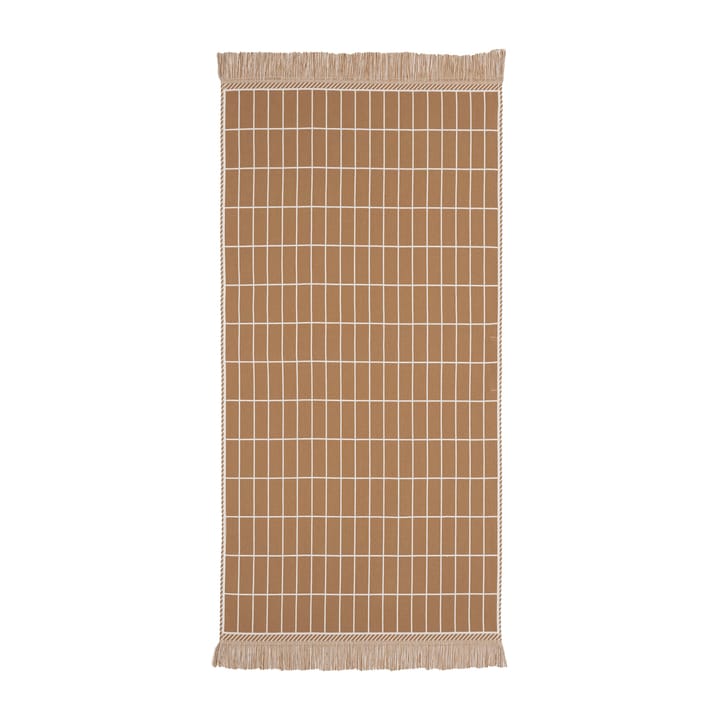 Pieni Tiiliskivi Hamam -pyyhe 50 x 100 cm - Off white-ruskea - Marimekko
