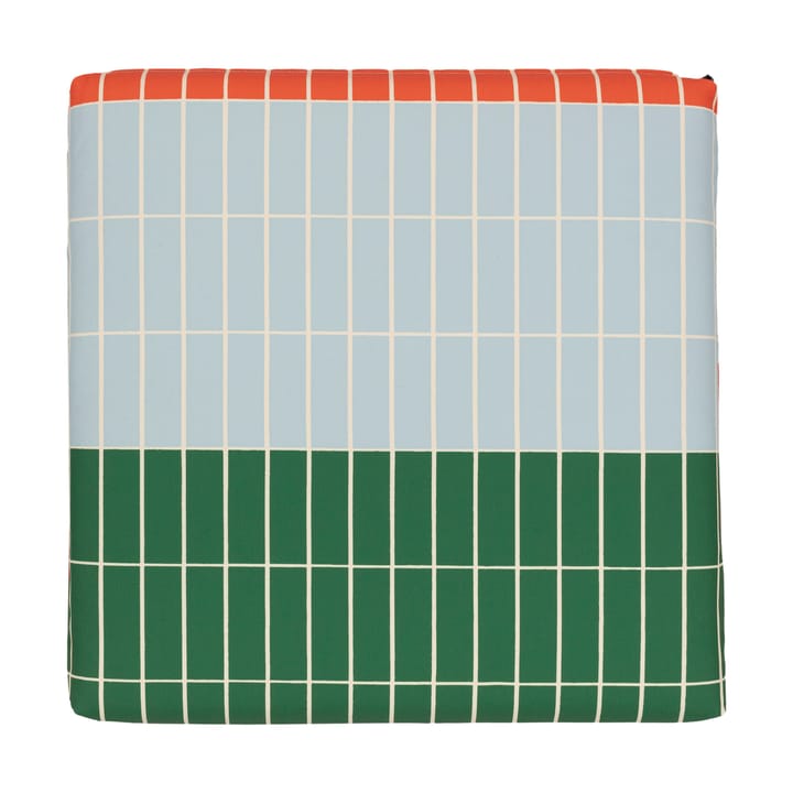 Pieni Tiiliskivi tuolityyny 40x40 cm, Orange-l. blue-green Marimekko