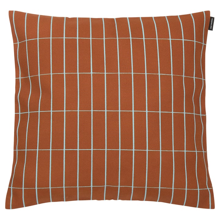 Pieni Tiiliskivi -tyynynpäällinen 40 x 40 cm - Punaruskea-turkoosi - Marimekko