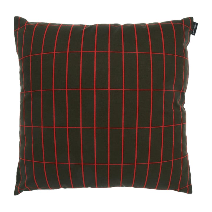Pieni Tiiliskivi -tyynynpäällinen 40 x 40 cm - Tummanvihreä-punainen - Marimekko