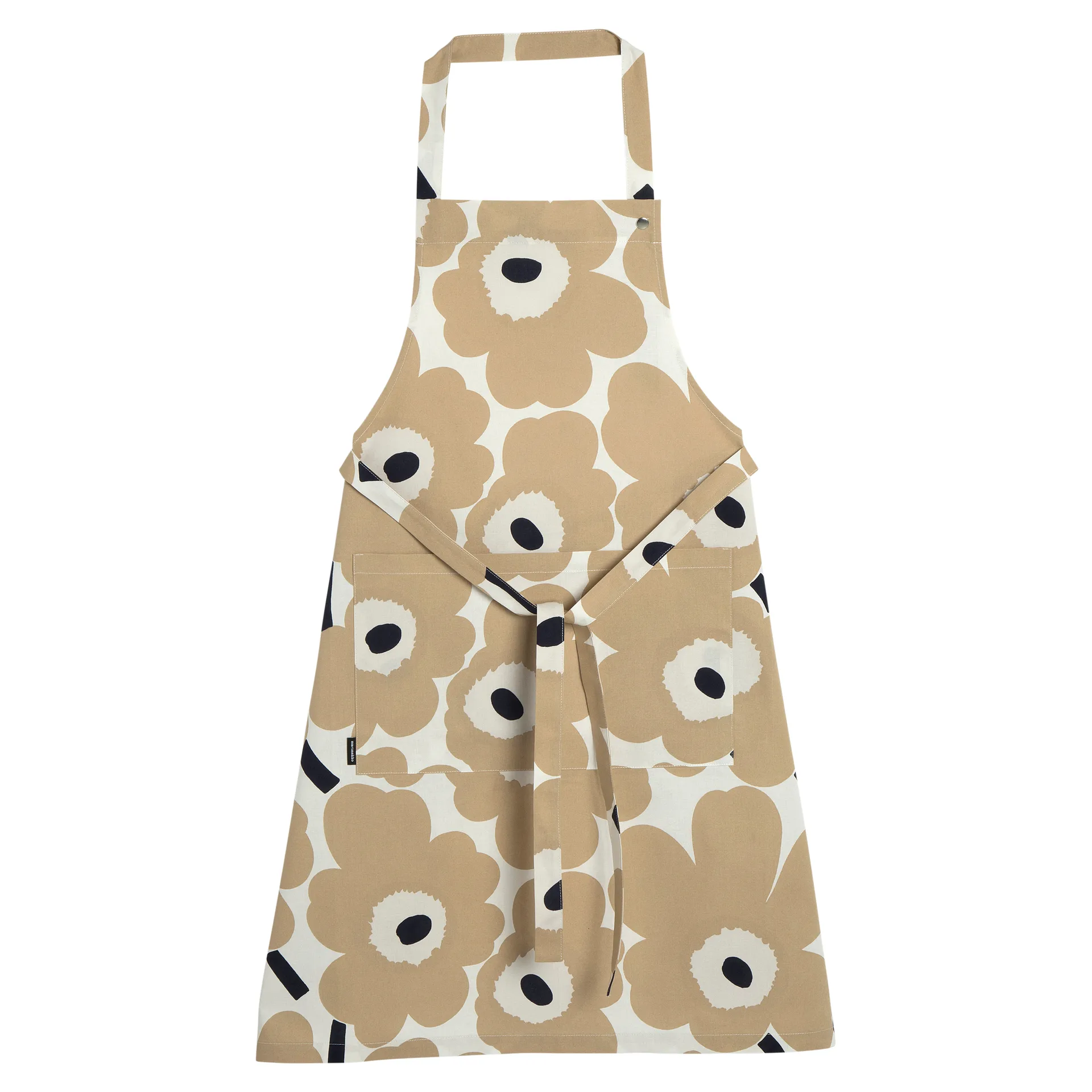 Pieni Unikko esiliina, Off white-beige-tummansininen Marimekko