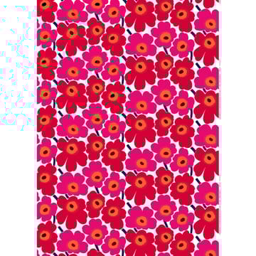 Pieni Unikko -kangas - punainen - Marimekko