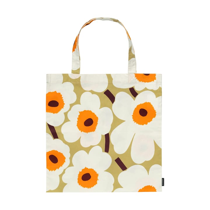 Pieni Unikko laukku 44x43 cm - Beige-valkoinen - Marimekko