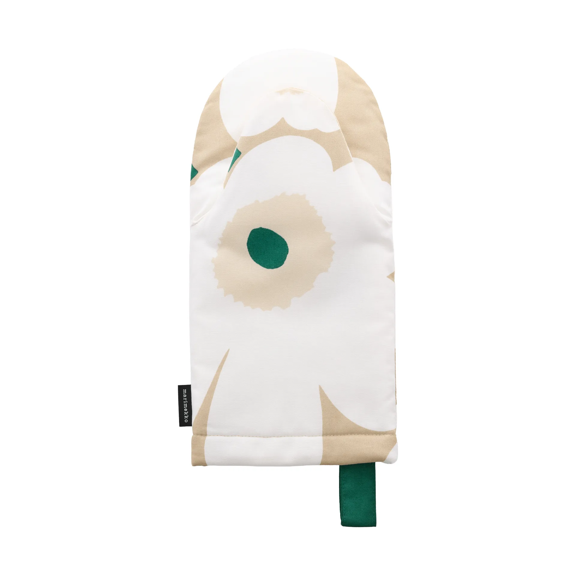 Pieni Unikko patakinnas, Sand-white-hay-emerald Marimekko